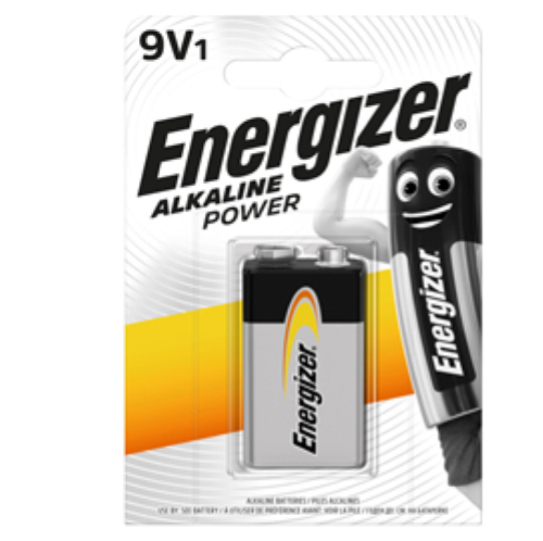 ENERGIZER ALKALINE POWER BATTERIA TRANSISTOR 9 V